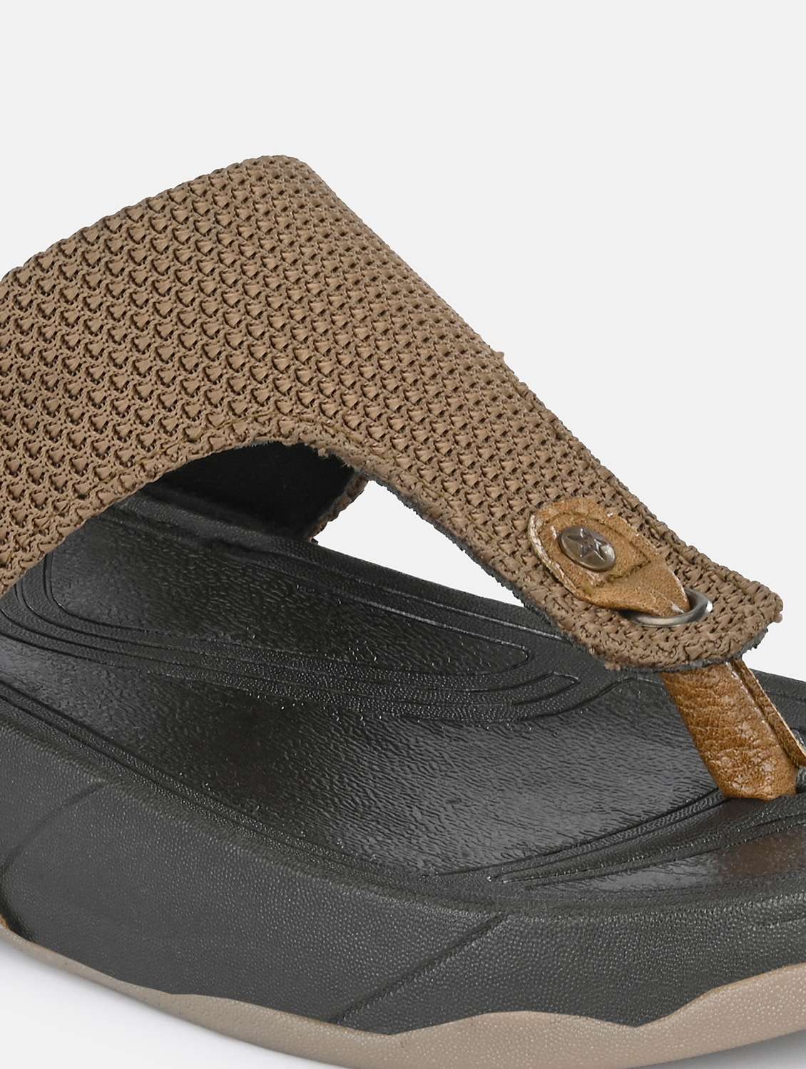 men beige slip on sandals - 20287809 -  Standard Image - 5