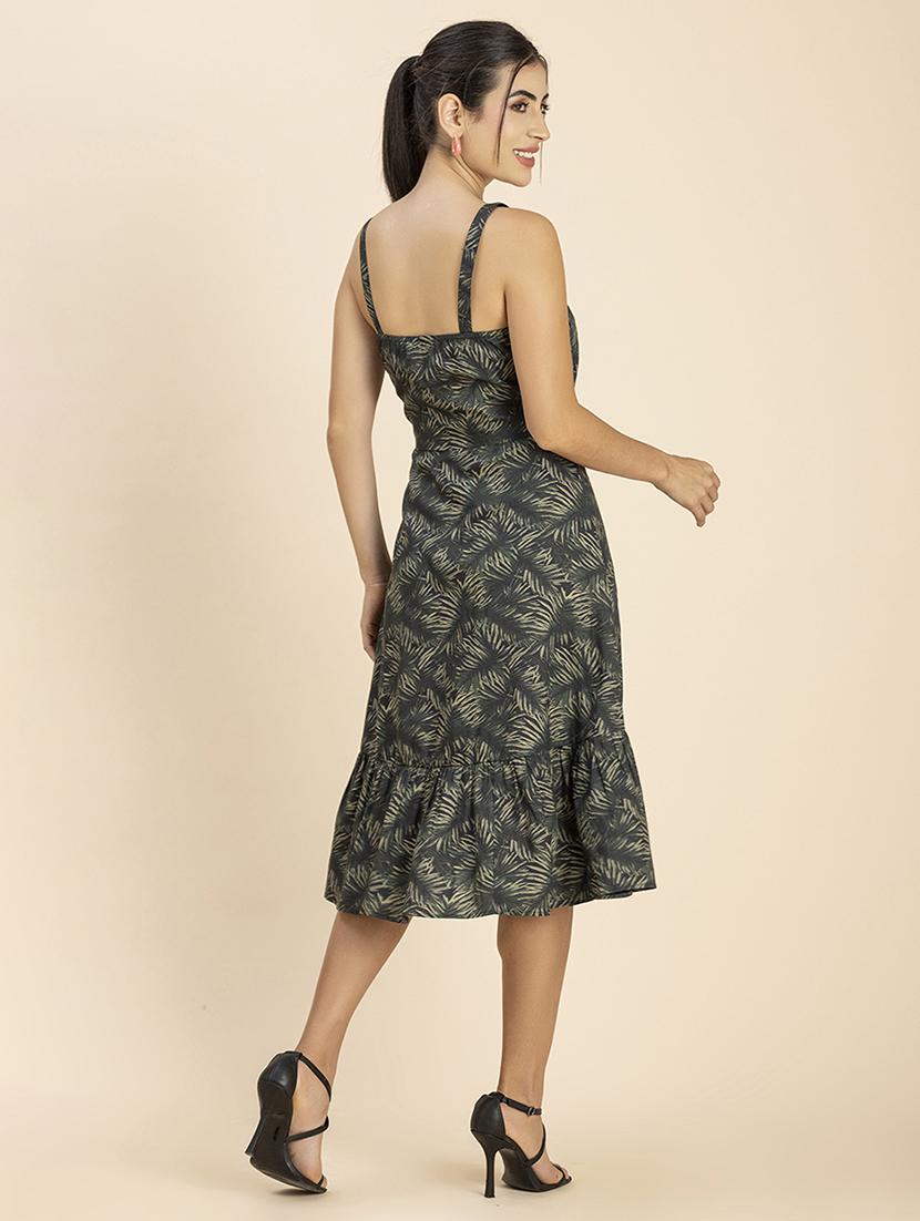women's tiered dress polka dots dress - 20288015 - Standard Image - 3