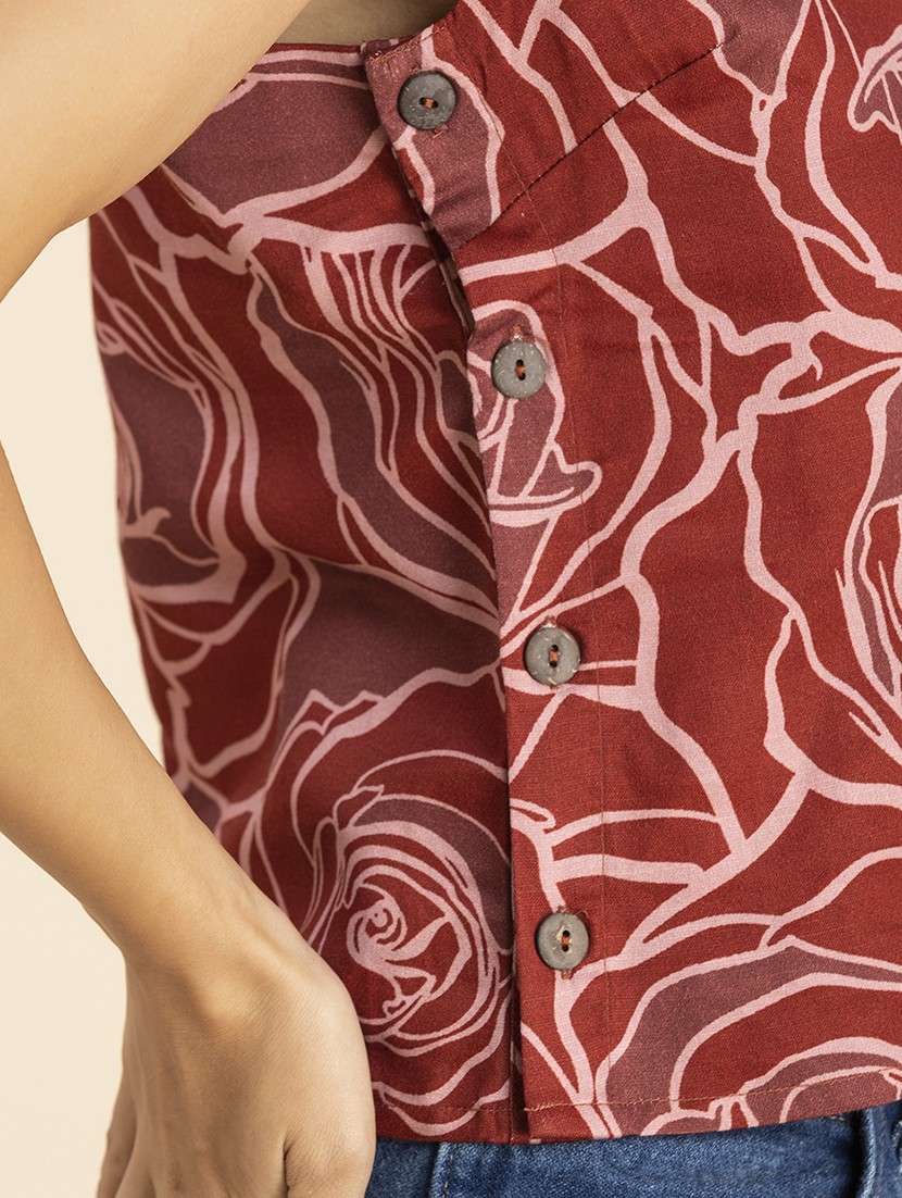 women's high-low round neck top - 20288116 -  Standard Image - 3