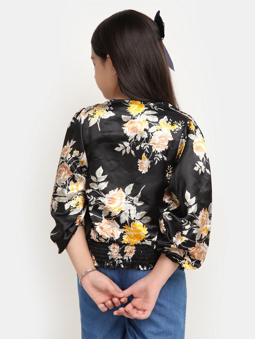 girls round neck top - 20288484 - Standard Image - 3