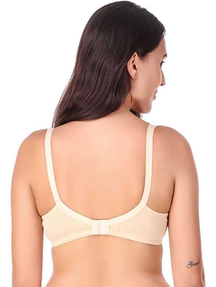 off-white cotton blend maternity/nursing bra - 20288596 -  Standard Image - 3