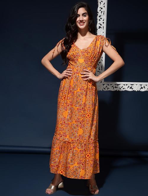 women's tiered dress color block dress - 20289733 - Standard Image - 0