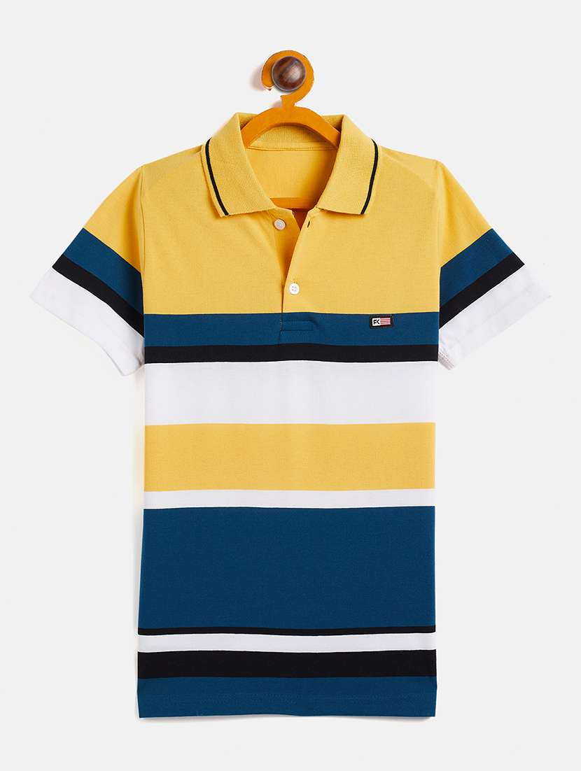 boys pack of 2 striped t-shirts - 20289874 -  Standard Image - 3