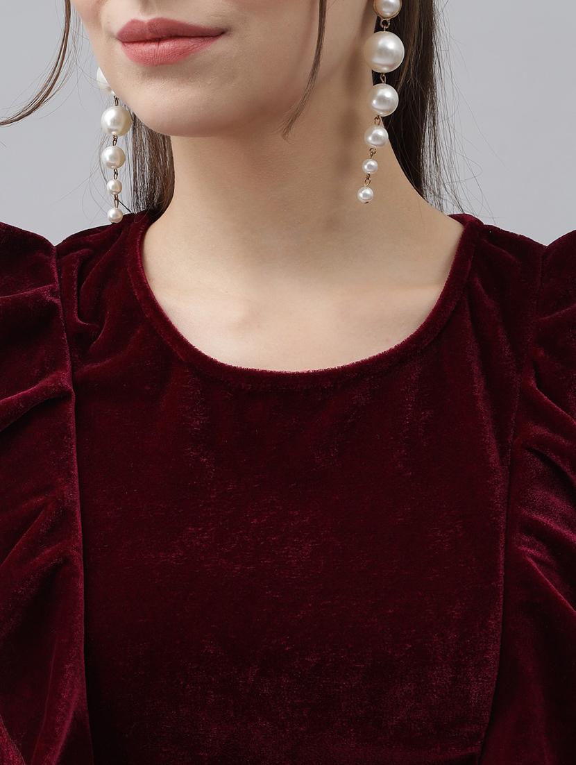 women's tiered dress solid dress - 20290083 - Standard Image - 3