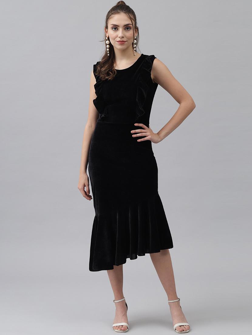 women's tiered dress solid dress