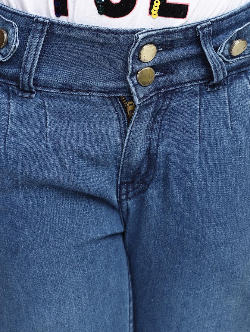 girls solid slim fit jeans - 20290561 - Standard Image - 5