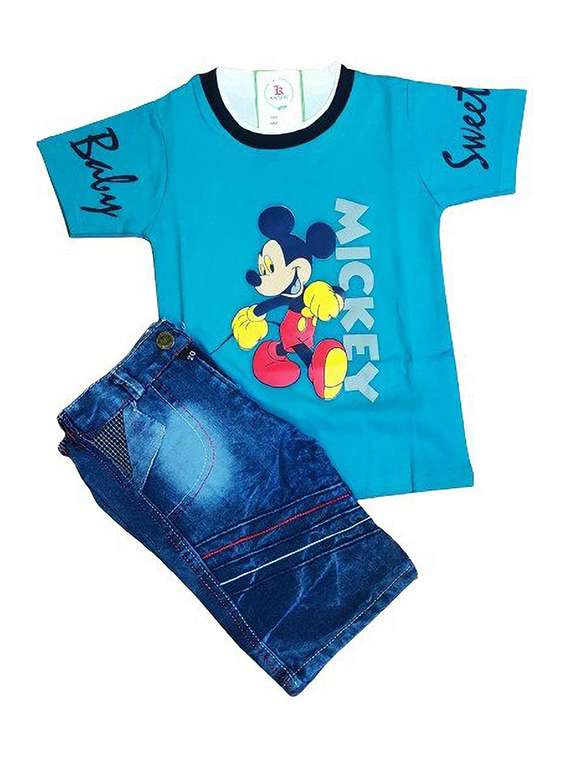 boys printed shorts twin sets - 20290949 - Zoom Image - 0