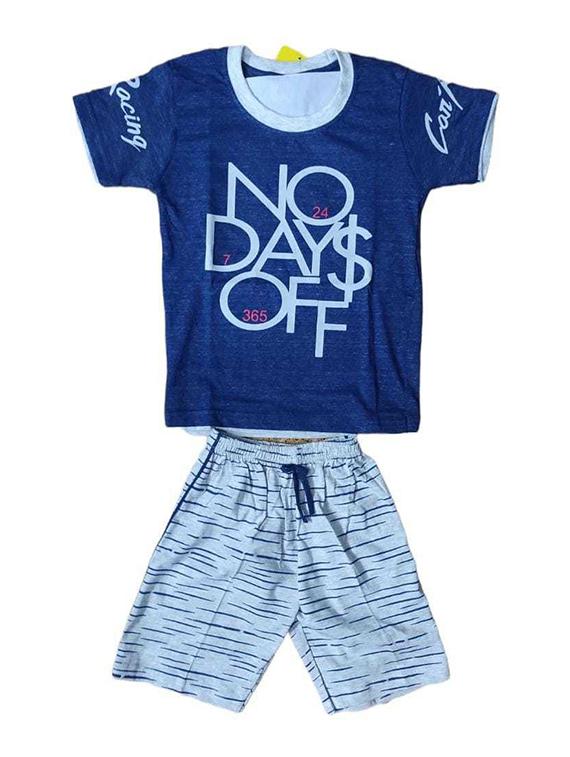 boys printed shorts twin sets - 20290950 -  Zoom Image - 0