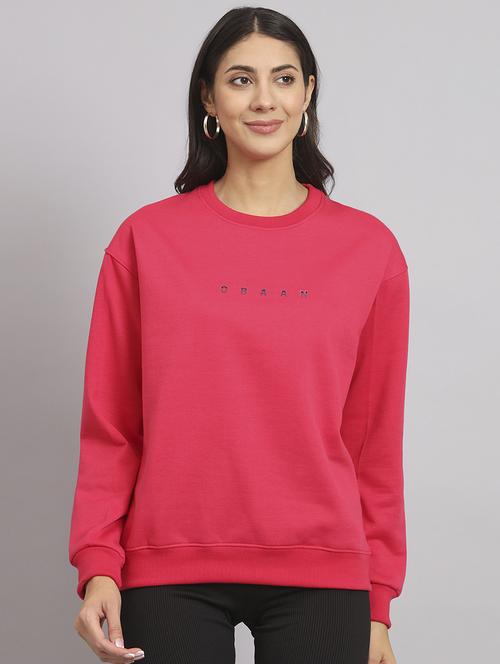 women's chest print sweatshirt - 20291865 - Standard Image - 0