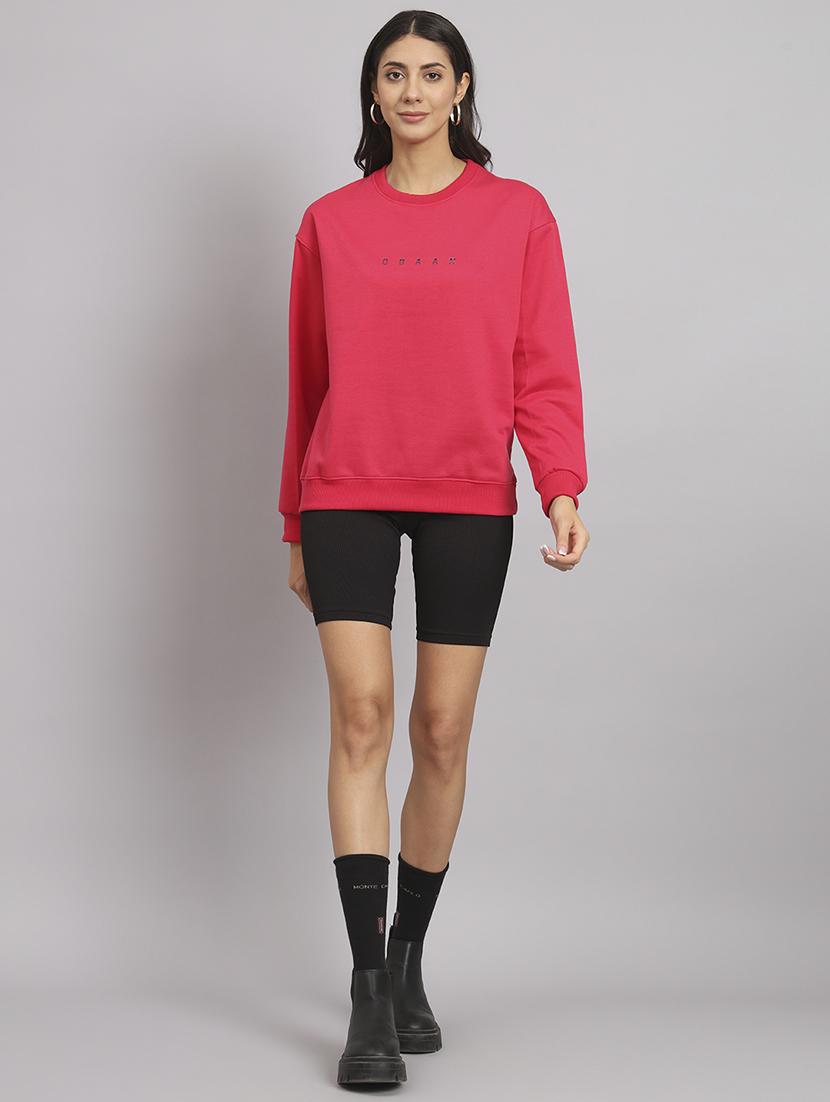 women's chest print sweatshirt - 20291865 - Standard Image - 3