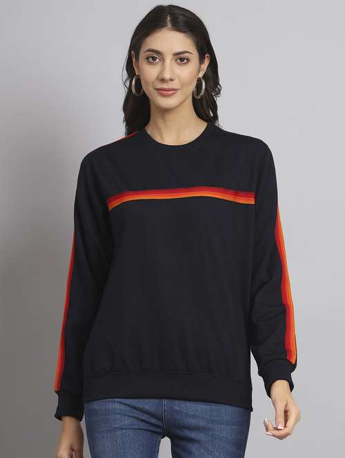 women's striped sweatshirt - 20291867 - Standard Image - 0