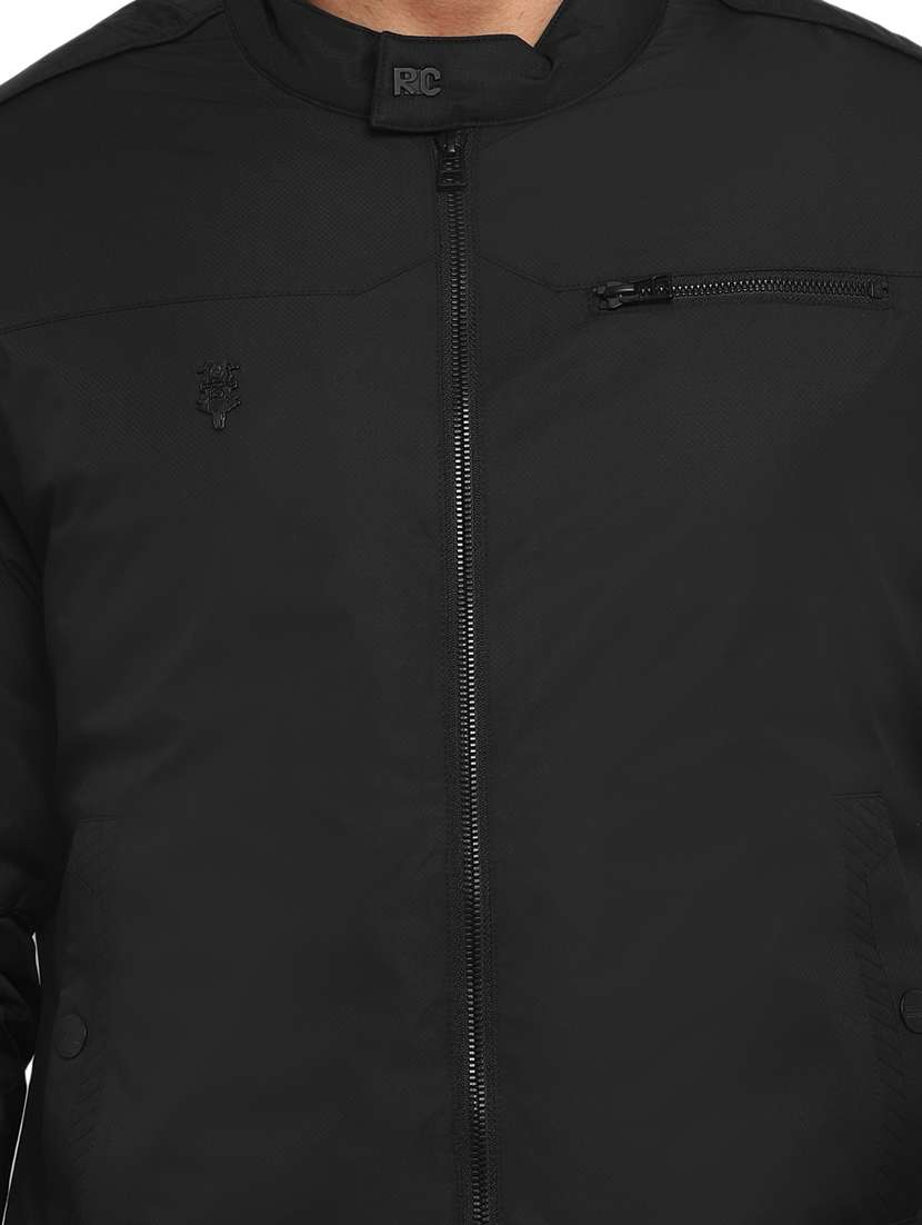 men black casual biker jacket - 20291908 -  Standard Image - 5