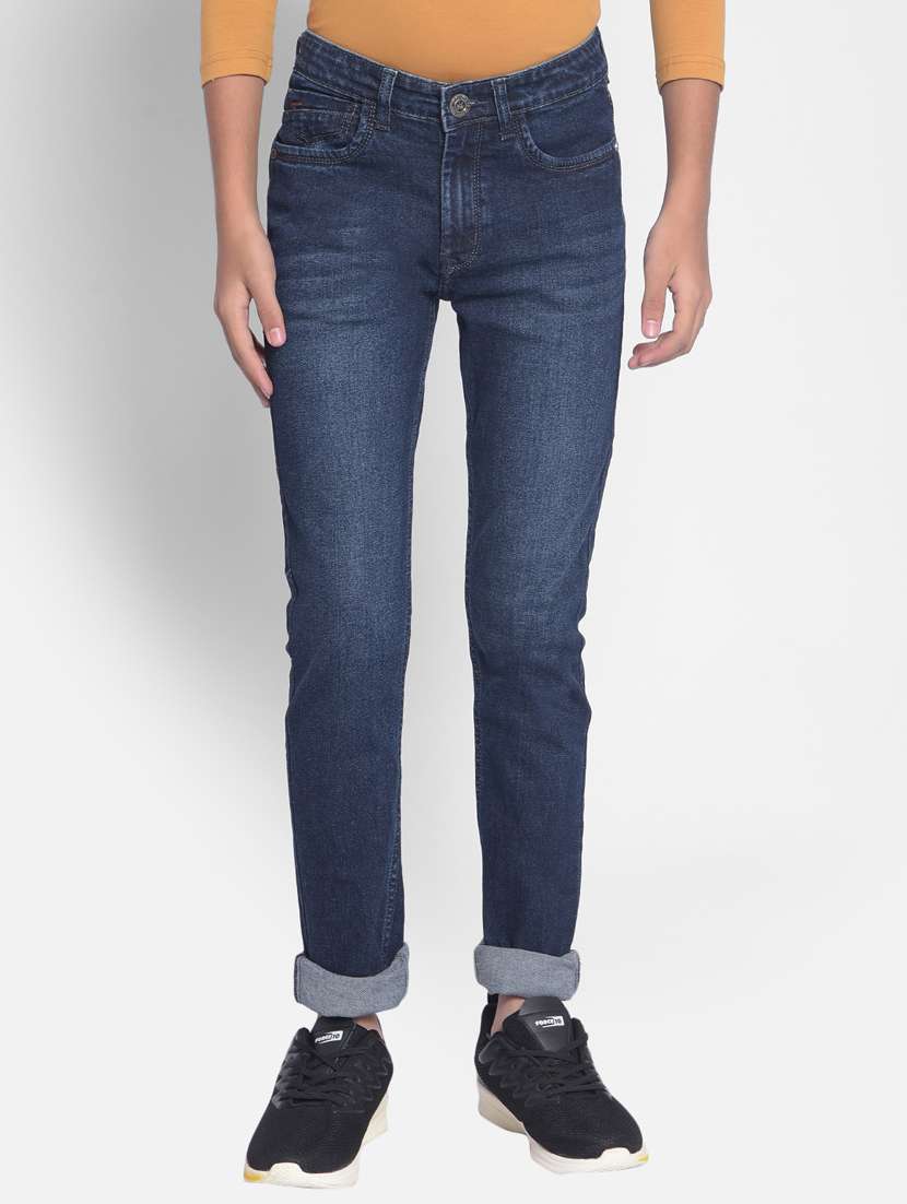 boy's plain skinny fit jeans