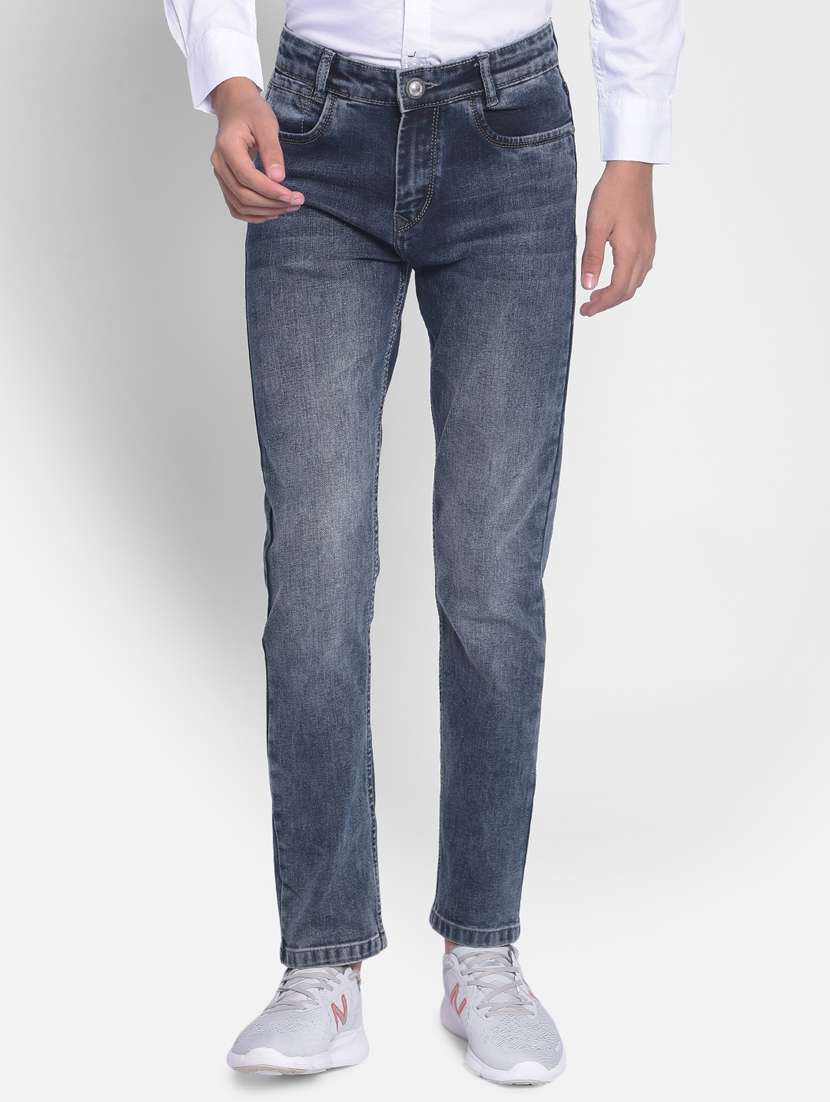 boy's plain skinny fit jeans