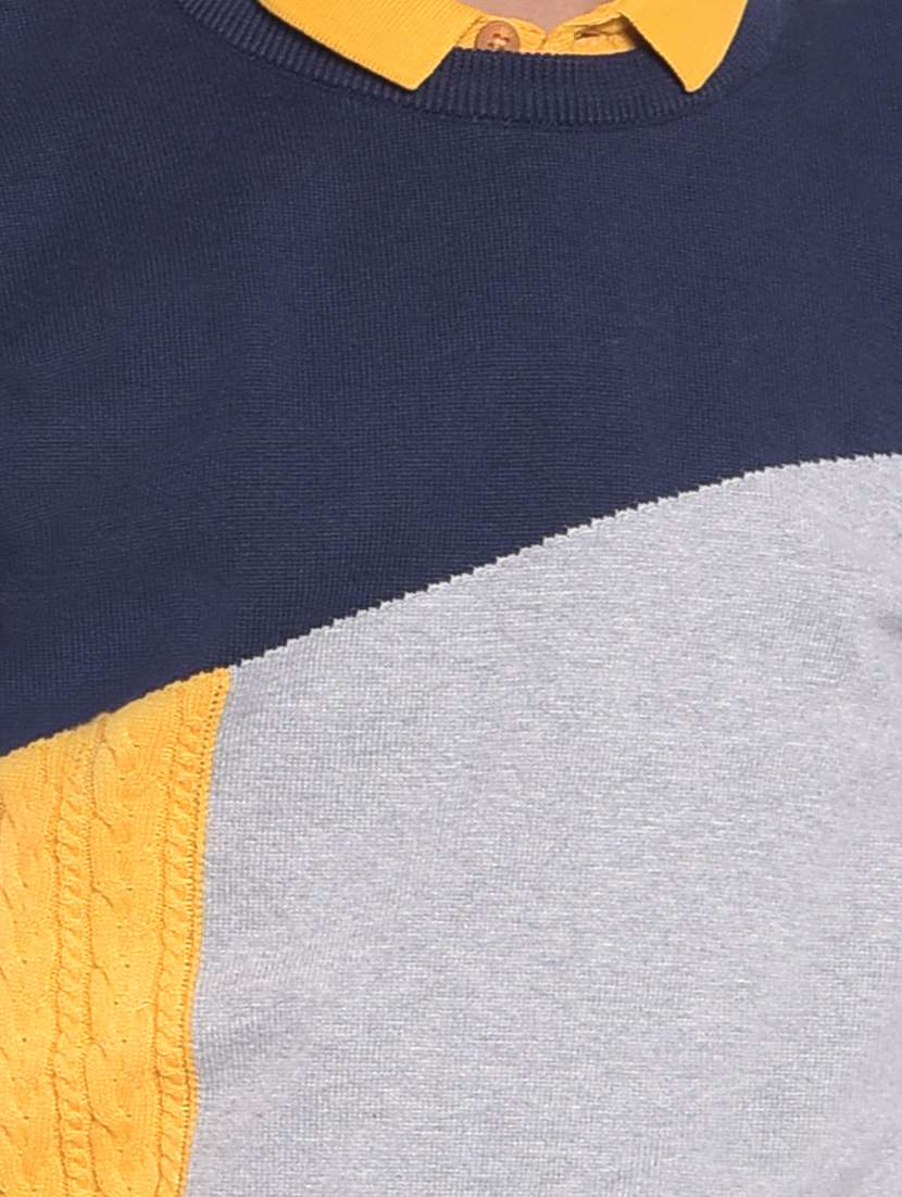 boys multi color 100% cotton sweater - 20292452 - Standard Image - 5