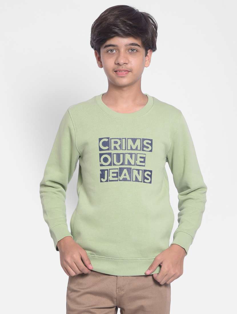 boys typography sweatshirt