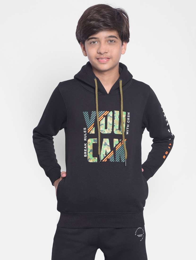 boys typography sweatshirt