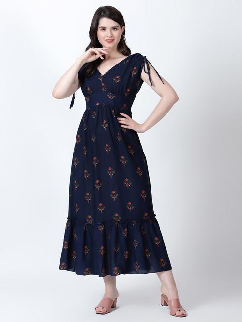 women's tiered dress floral dress - 20292576 -  Standard Image - 0