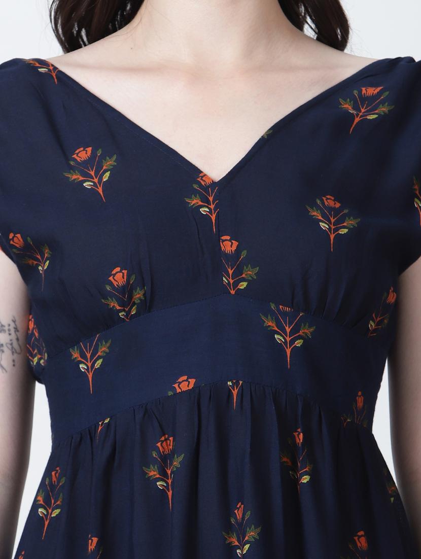 women's tiered dress floral dress - 20292576 - Standard Image - 5