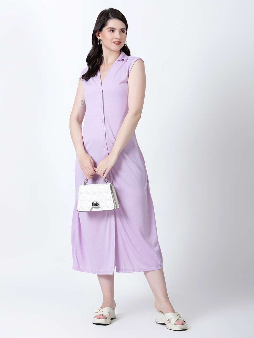 women's shirt solid dress