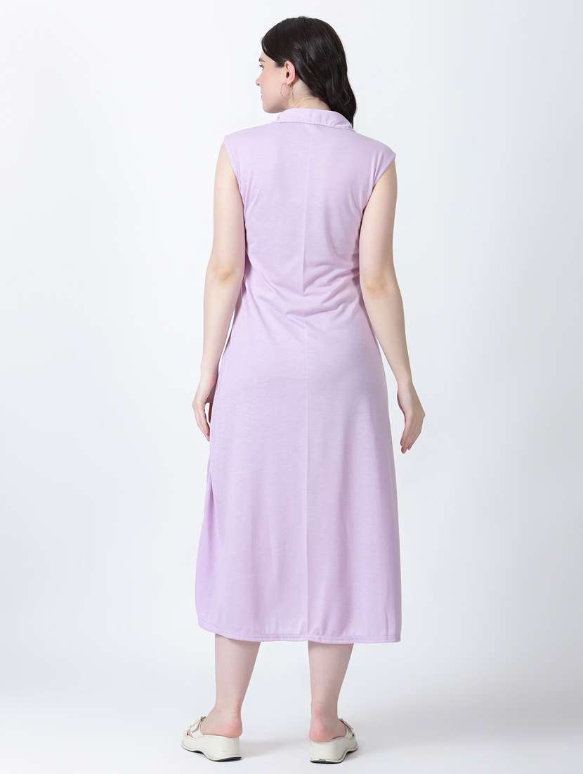 women's shirt solid dress - 20292577 -  Standard Image - 3