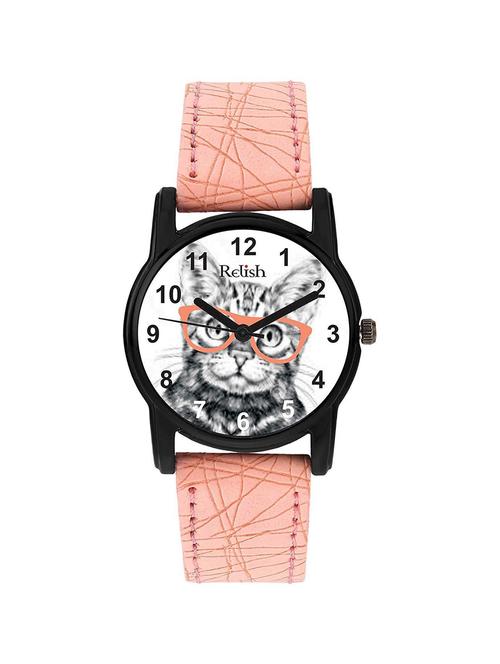 pink leatherette watch - 20292647 -  Standard Image - 0