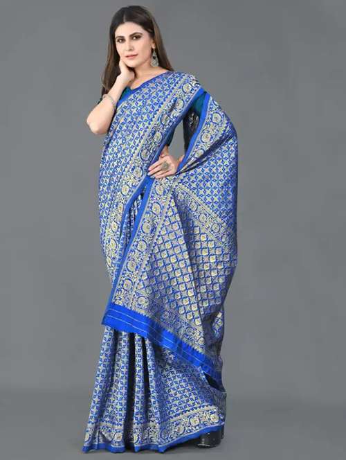 women's banarasi saree with blouse - 20293496 -  Standard Image - 0