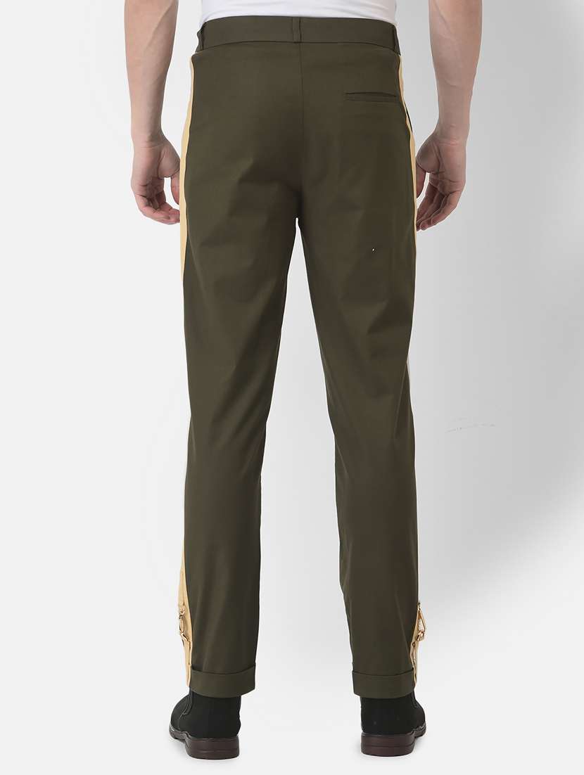 men tapered flat front casual trouser - 20294207 -  Standard Image - 3