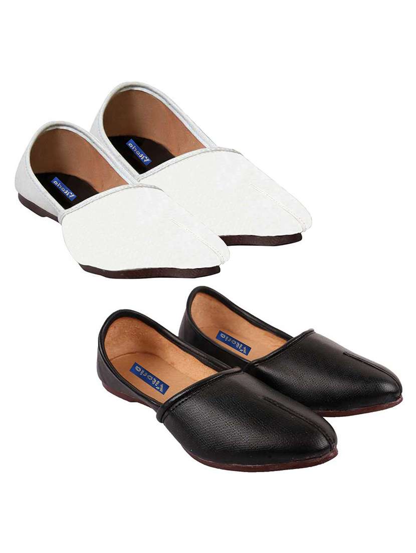 men multi colored slip on juti