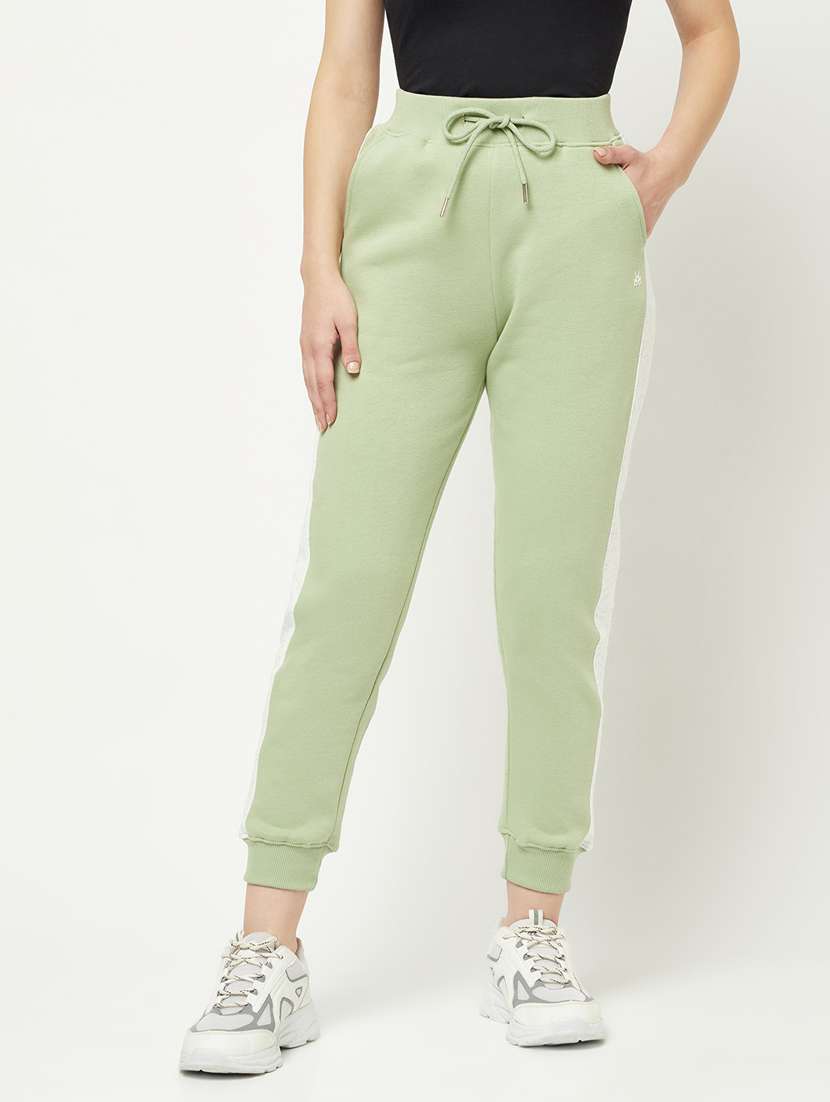 neo mint color block jogger