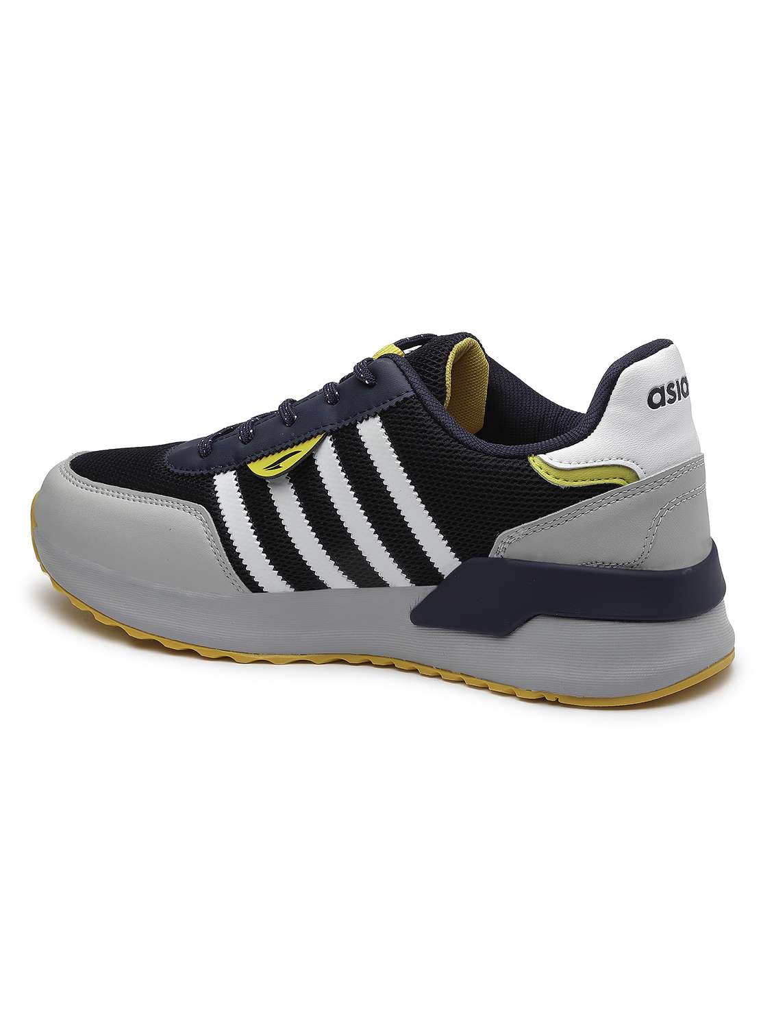 men navy color block sport shoe - 20295129 -  Standard Image - 3