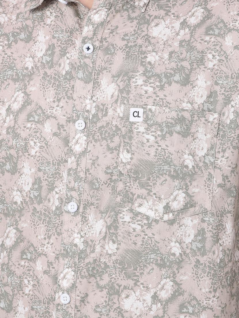 mens printed casual shirt - 20295410 - Standard Image - 5