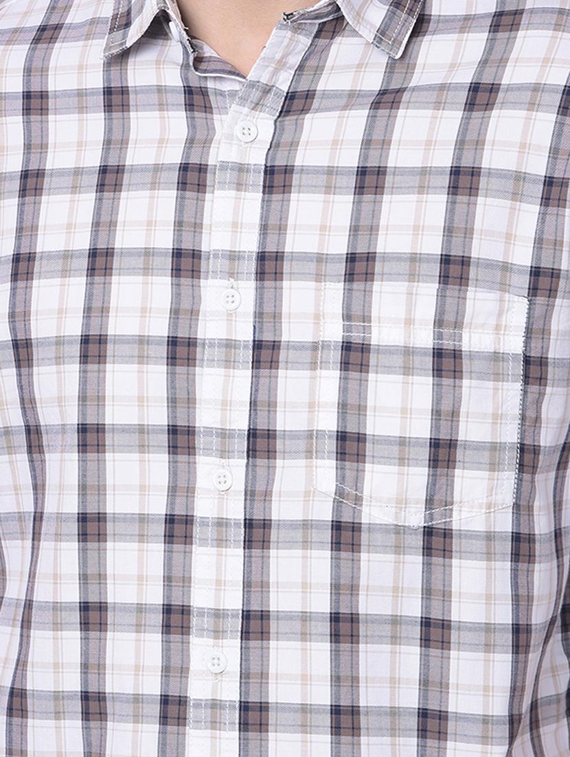 mens checks casual shirt - 20295412 - Standard Image - 5