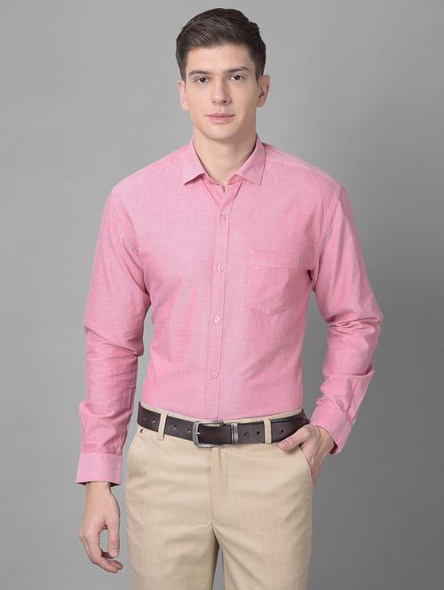 mens solids formal shirt - 20295418 - Standard Image - 0