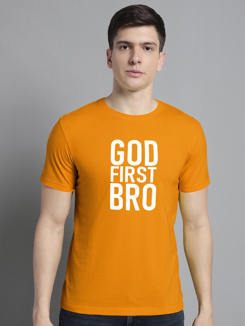 men chest print short sleeve t-shirt - 20295717 - Zoom Image - 0