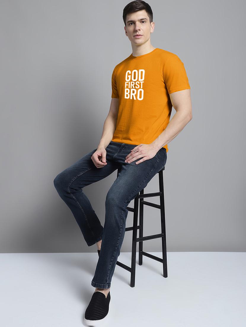 men chest print short sleeve t-shirt - 20295717 - Standard Image - 3