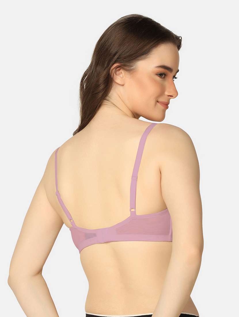 women solid bra combo - 20295834 -  Standard Image - 3