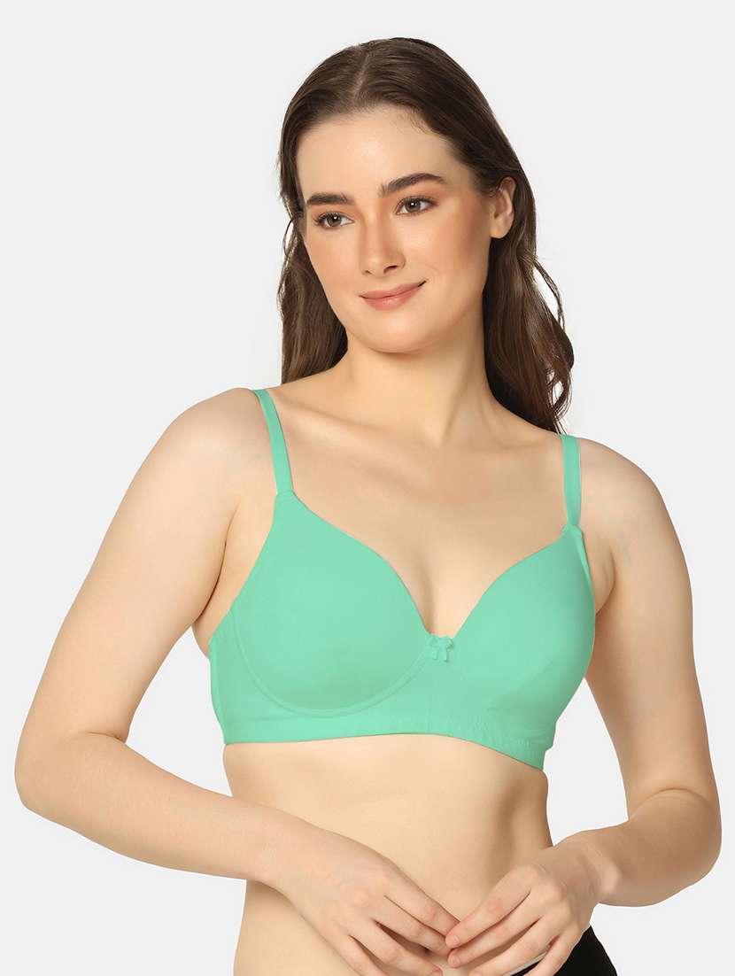 women solid bra combo - 20295835 -  Standard Image - 3