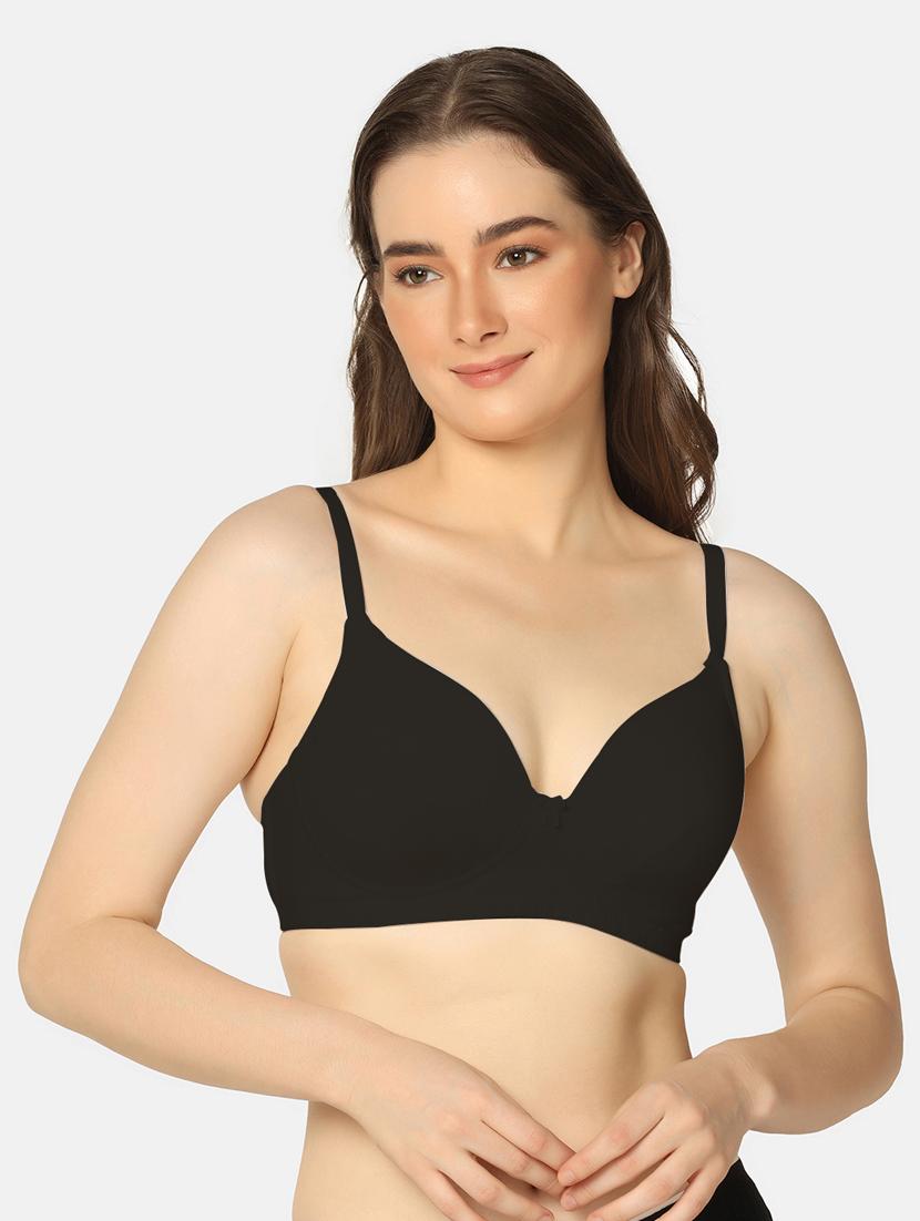 women solid bra combo - 20295841 - Standard Image - 3