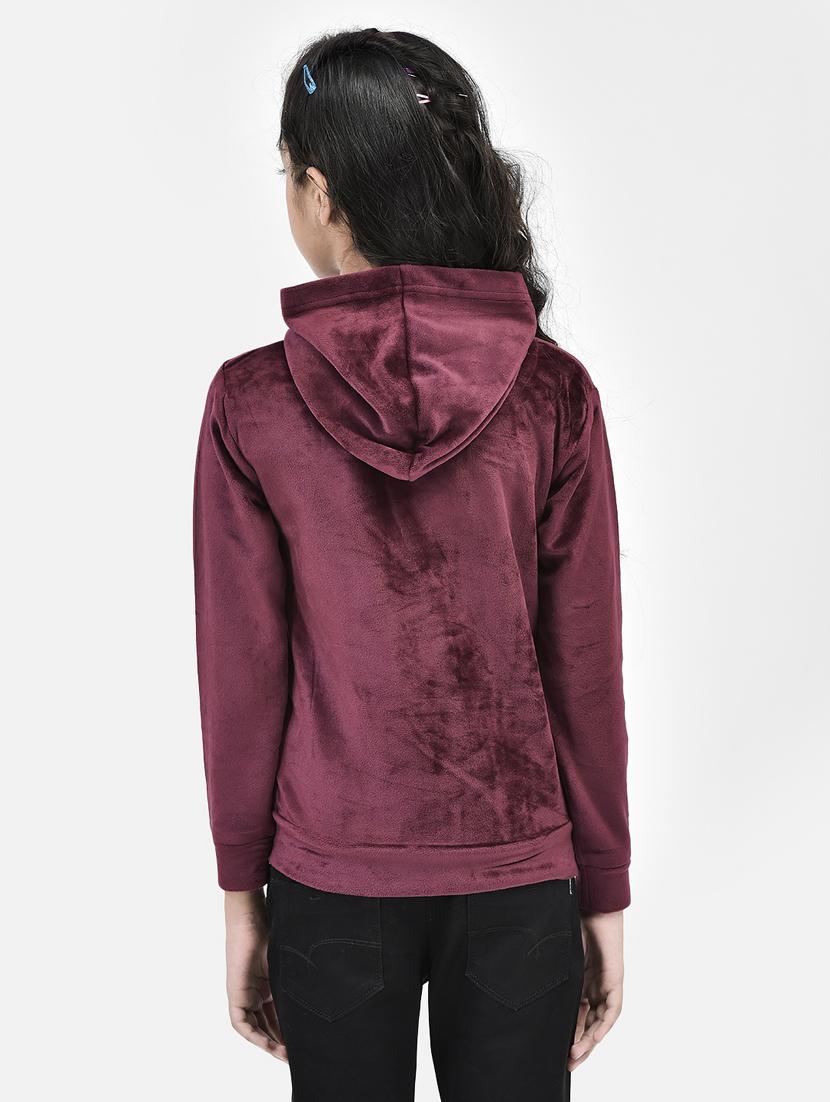 chest print hood neck sweatshirt - 20295932 - Standard Image - 3