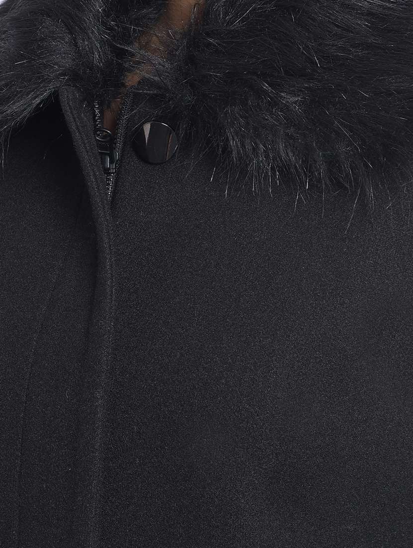 women black polyester casual blazer - 20295954 -  Standard Image - 8