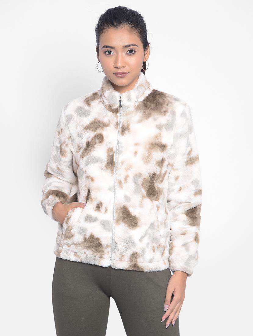 women multi colored polyester fur jacket jacket - 20295964 - Zoom Image - 0