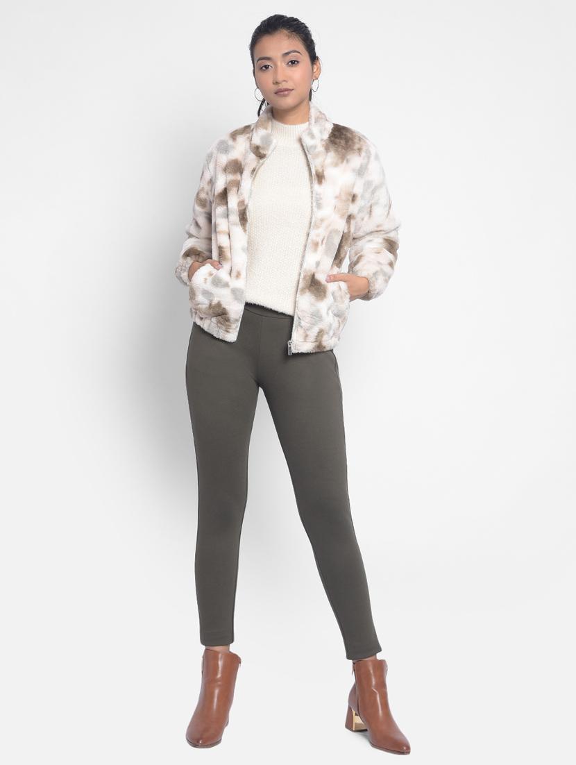 women multi colored polyester fur jacket jacket - 20295964 - Standard Image - 5