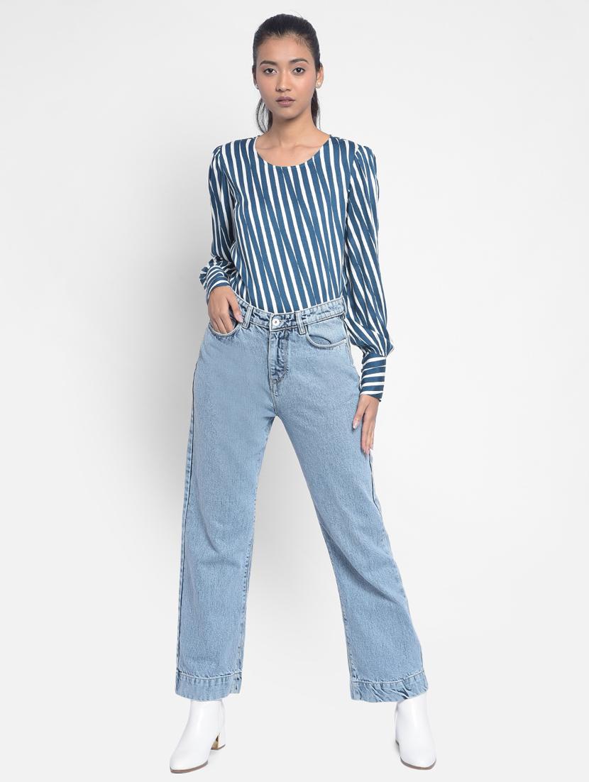 multi color stripes regular top - 20296112 - Standard Image - 5