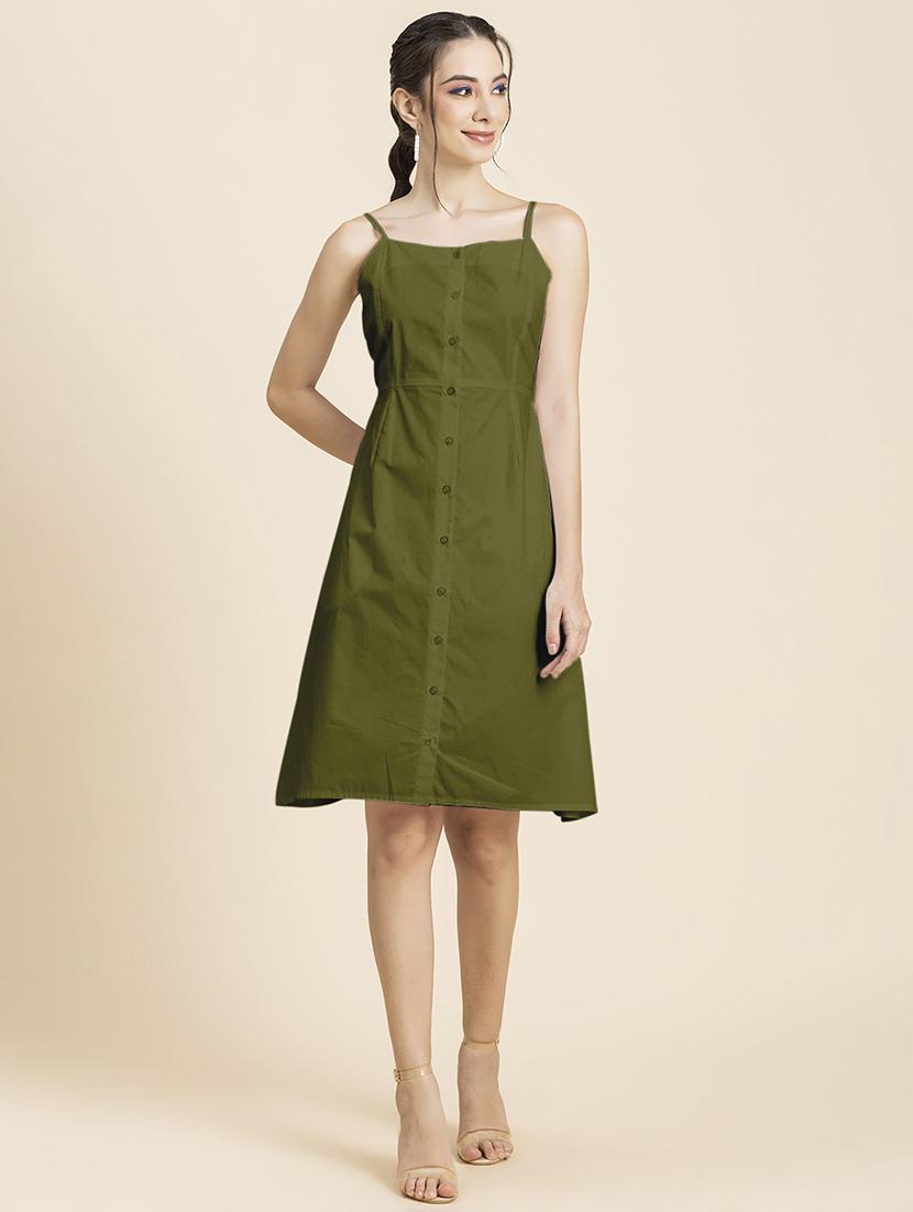 women's solid dress - 20296517 - Zoom Image - 0