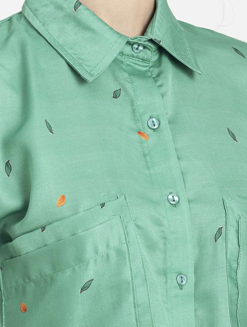 women's high-low collared top - 20296763 -  Standard Image - 3