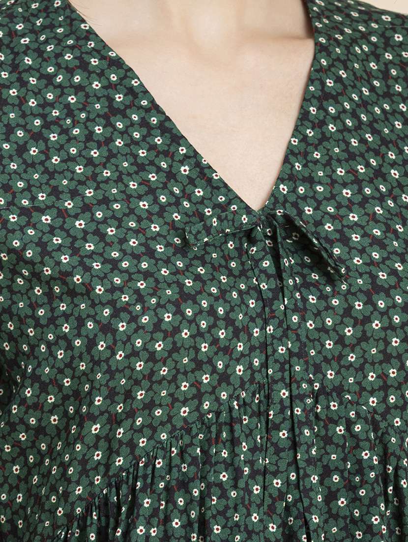 women's peplum v neck top - 20296783 -  Standard Image - 3