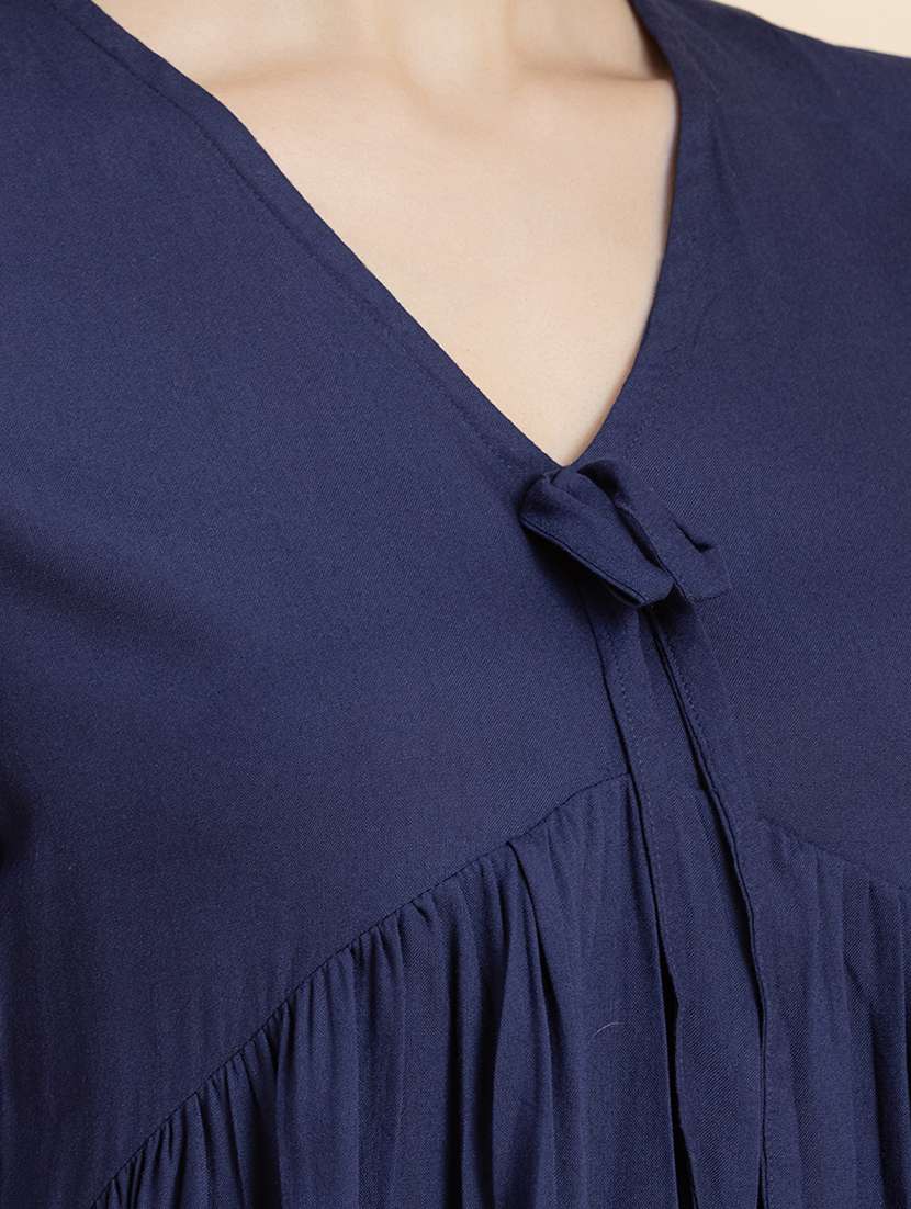 women's peplum v neck top - 20296786 -  Standard Image - 3