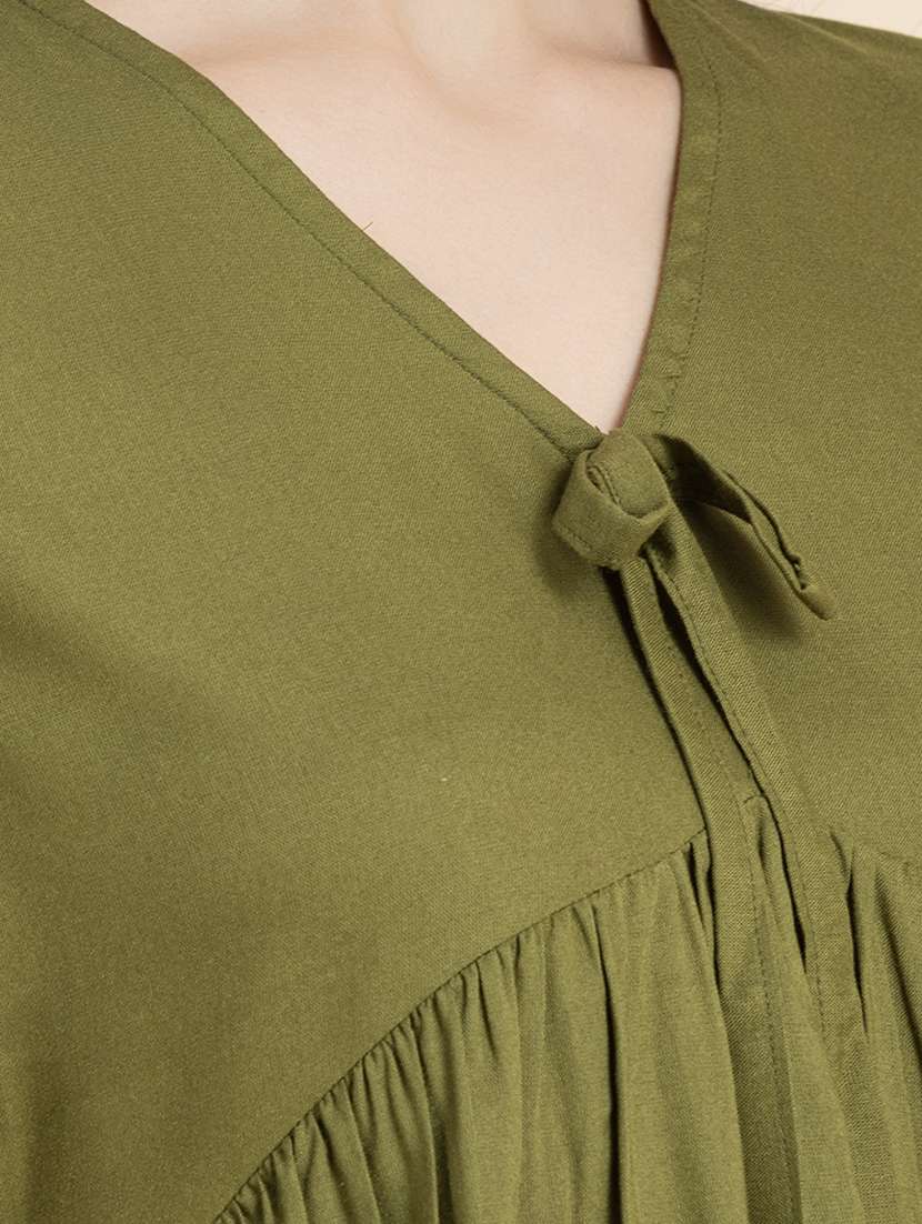 women's peplum v neck top - 20296787 -  Standard Image - 3