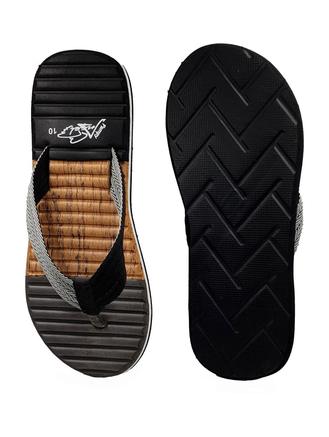 grey color block slip on slipper - 20296801 - Standard Image - 3